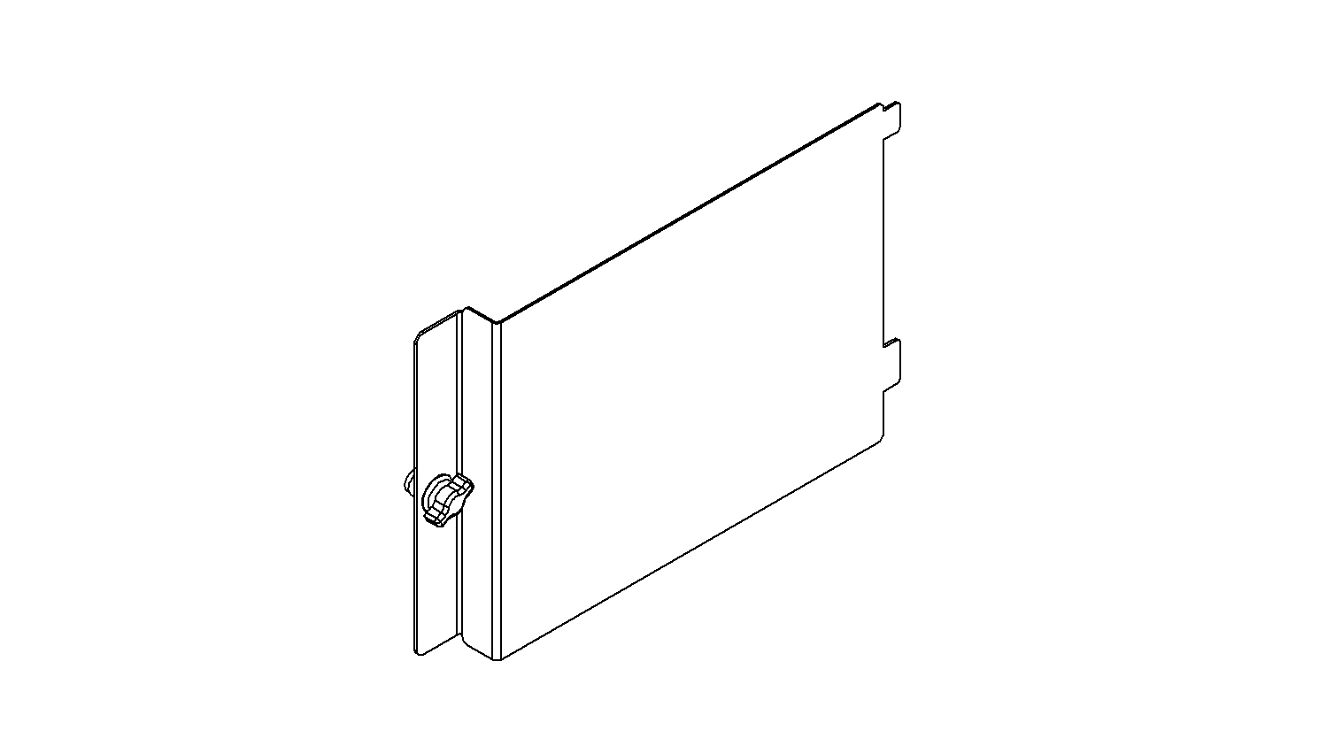 COVER,SIDE BATT CTL