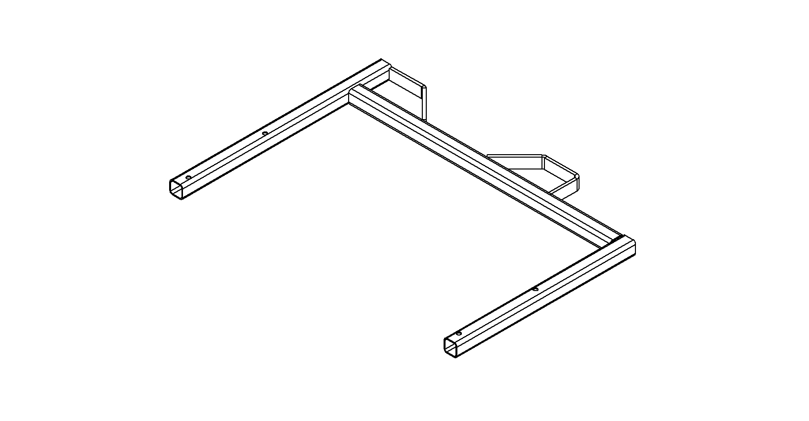 RAIL,PIPE RACK WELDMENT