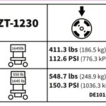 DECAL,WHEEL LOAD ZT-1230