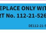 DECAL, CONTROL BOARD 112-21-526-53