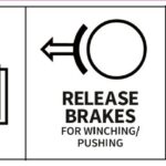 DECAL,BRAKE RELEASE