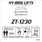 DECAL,ZT-1230 INFO