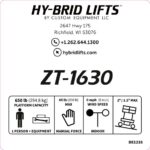 DECAL,ZT-1630 INFO