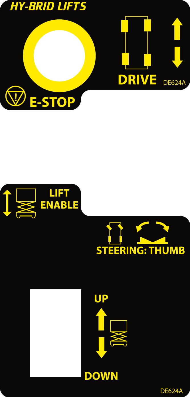 DECAL, CONTROL UPPER (ANSI)
