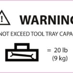 DECAL,CAPACITY,TOOL TRAY