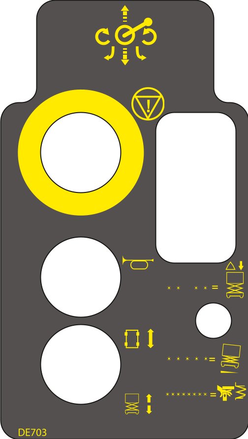 DECAL, CONTROL UPPER CE