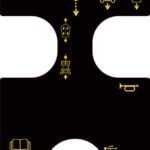DECAL, CONTROL UPPER HBS4,ACT