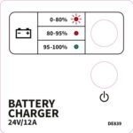 DECAL,CHARGER PRO 24V12A