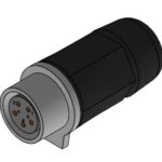 CONNECTOR,CNLINKO LP20 M20 5PINS
