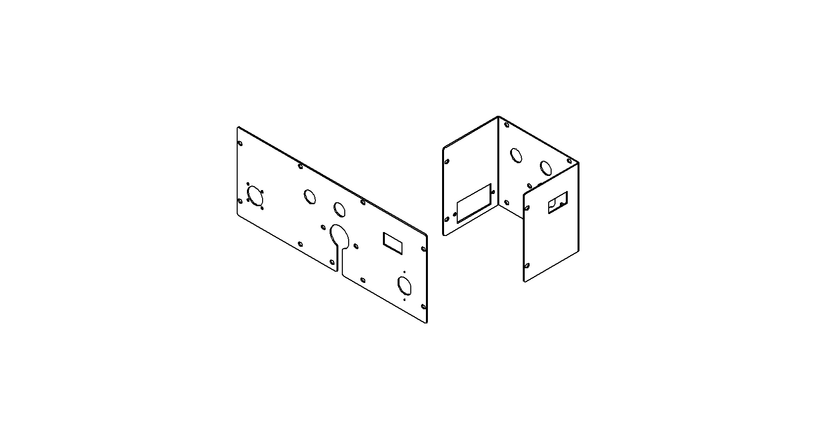 RAIL, CONTROL BOX UPPER
