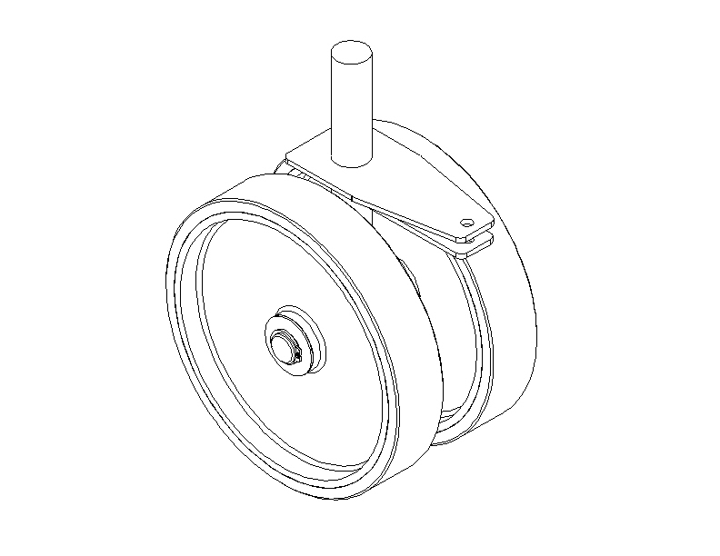 ASSEMBLY, BASE FRONT CASTERS 10.0