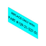 DECAL, CONTROL BOARD-129-21-227-51