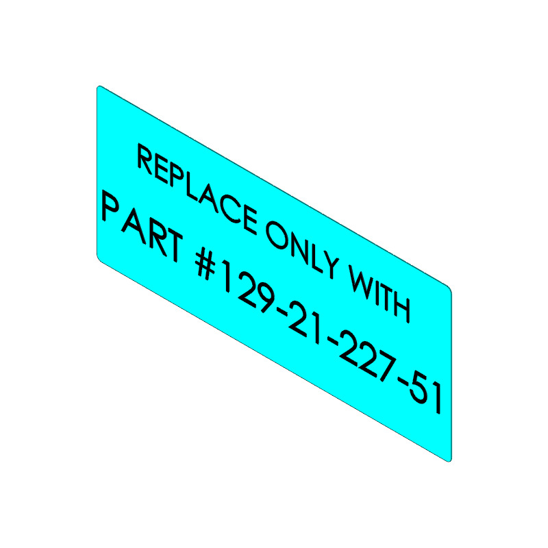 DECAL, CONTROL BOARD-129-21-227-51