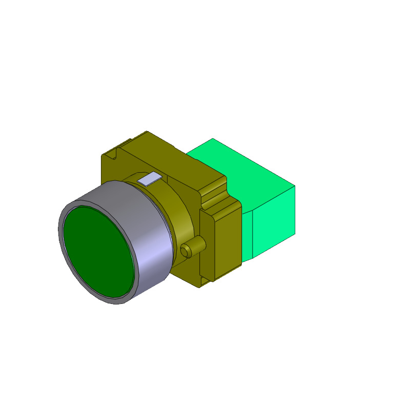 SWITCH,PUSH BTN GREEN,NO