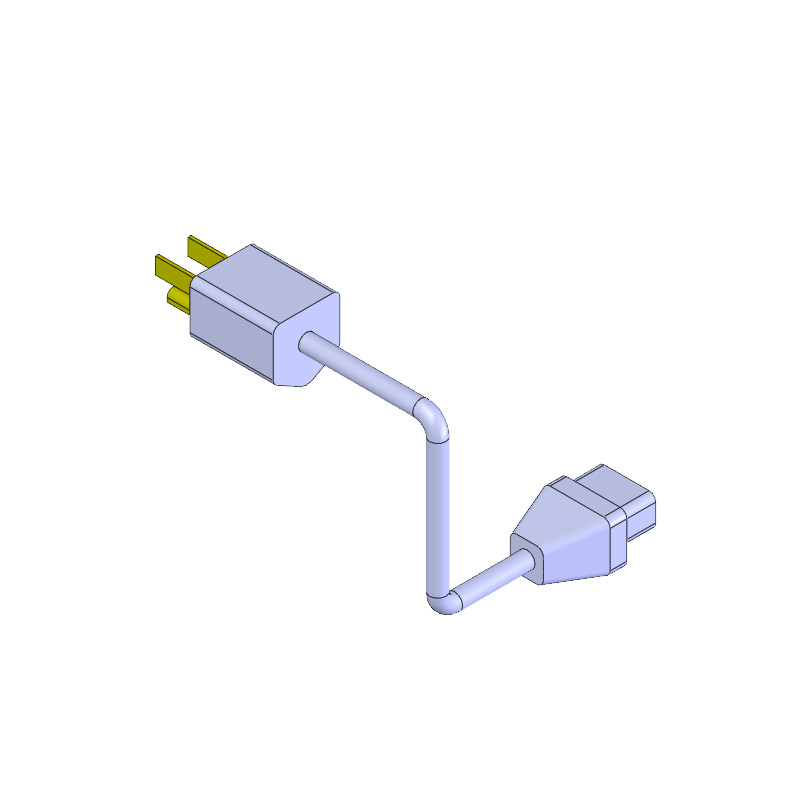 CORD,NEMA 515/IEC C13,12 IN