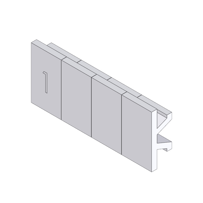 TERM BLOCK-MARKER STRIP 1-10