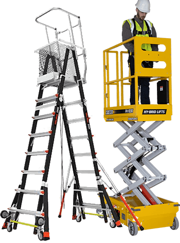 PA 1030 Compared with Podium Cage Ladder
