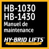 HB 1030 HB 1430 Maintenance French