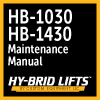 HB 1030 HB 1430 Maintenance