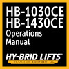 HB 1030CE HB 1430CE Ops