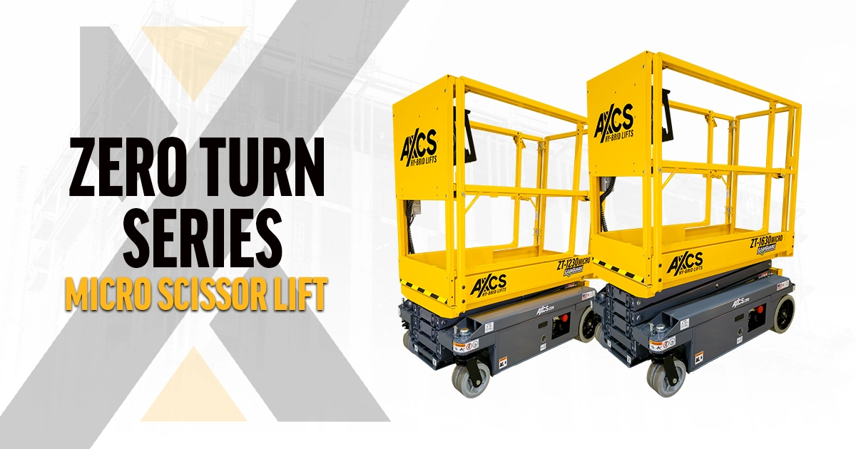 Zero-Turn Micro Scissor Lifts | AXCS Equipment