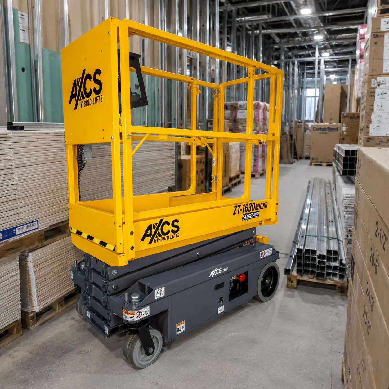 ZT 1630 Stowed Jobsite Narrow Aisle