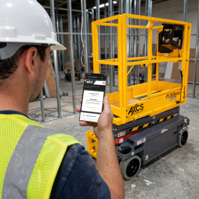 AXCS Equipment - QR Code Operator View