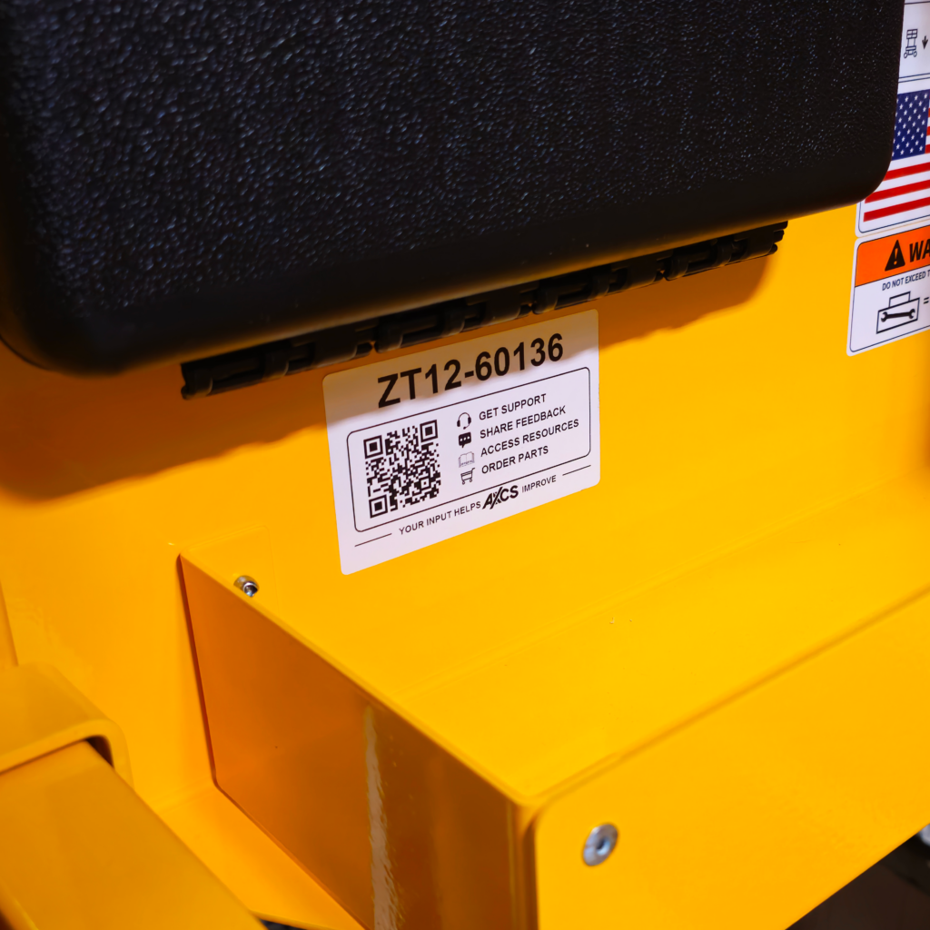 AXCS Equipment - QR Codes